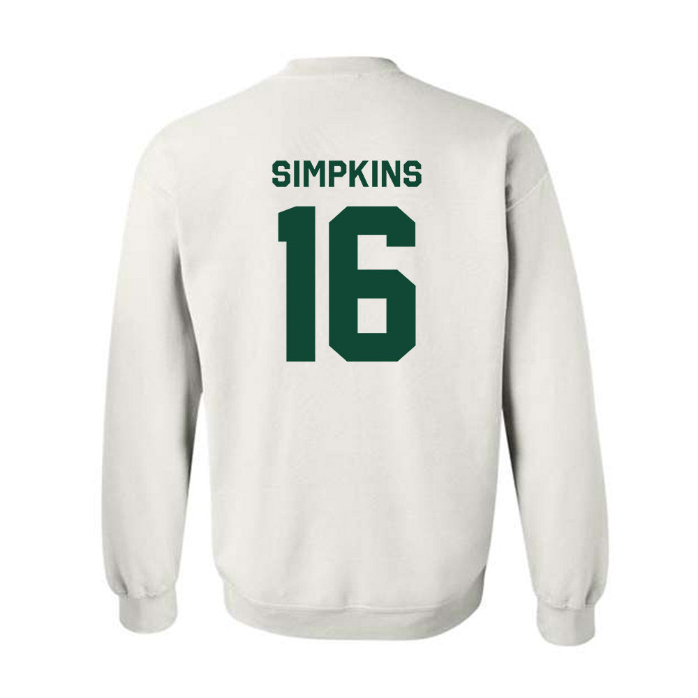 Baylor - NCAA Football : Kendrick simpkins - Classic Shersey Crewneck Sweatshirt-1