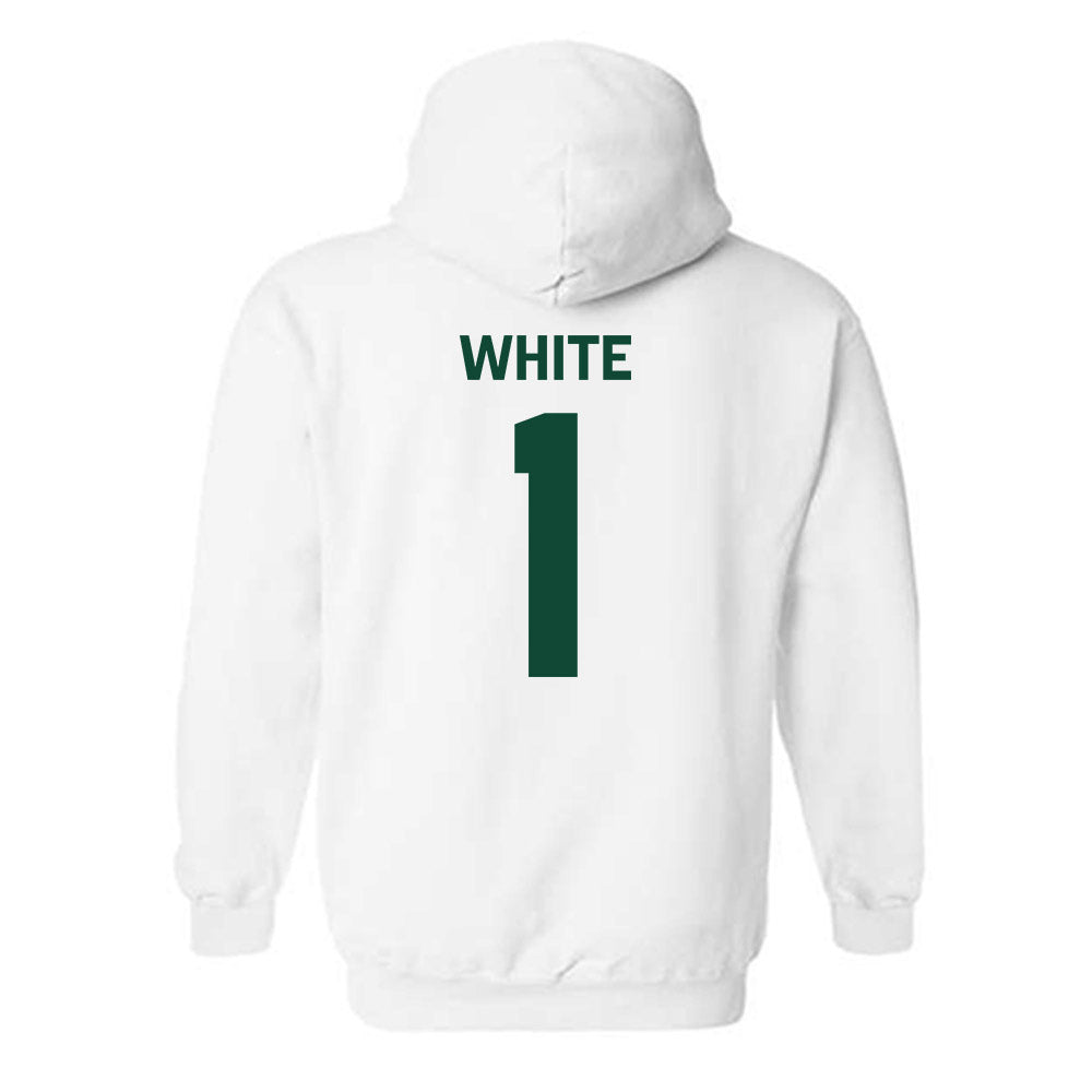Baylor - NCAA Men's Basketball : Jaylon White - Classic Shersey Hooded Sweatshirt-1