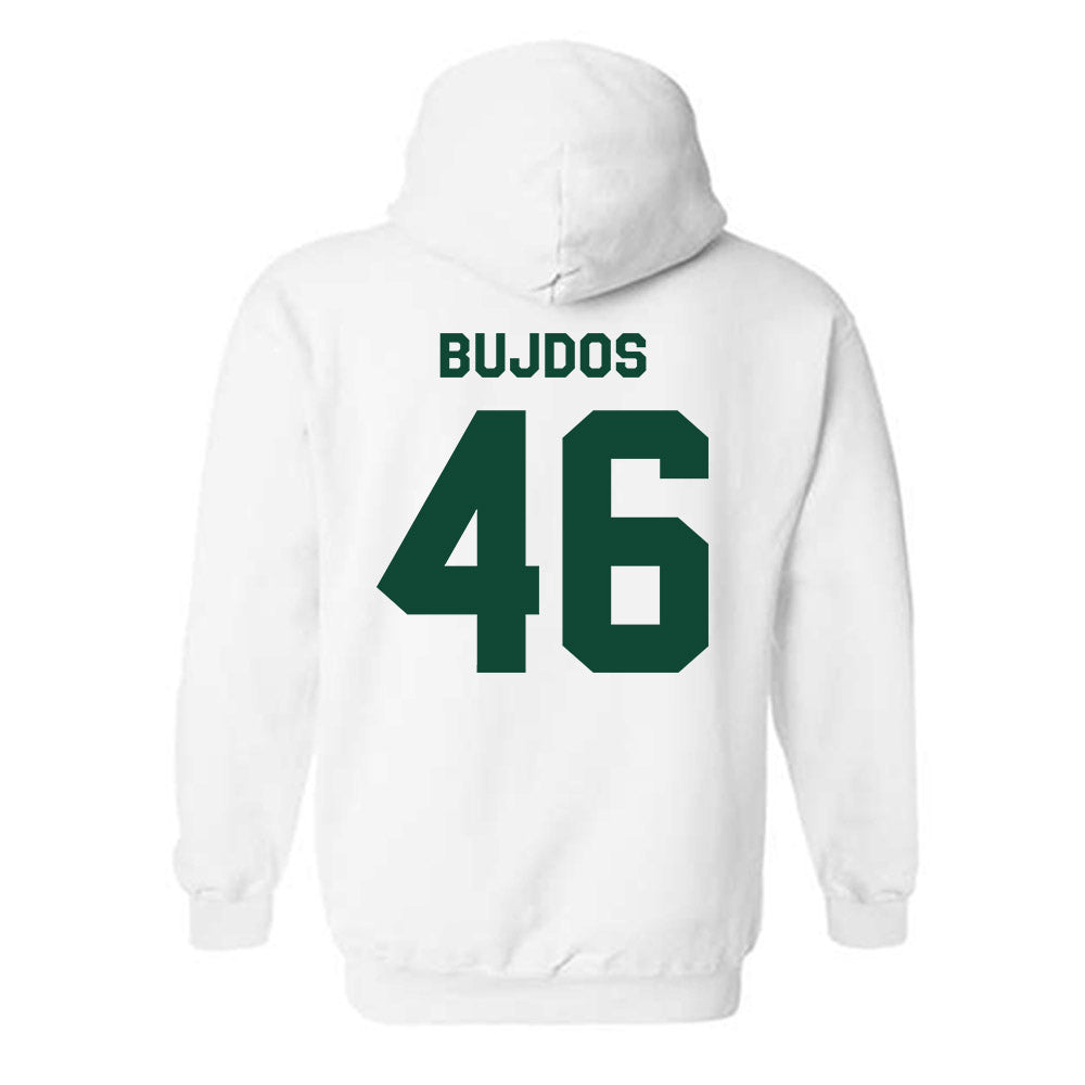 Baylor - NCAA Acrobatics & Tumbling : PJ Bujdos - Classic Shersey Hooded Sweatshirt-1
