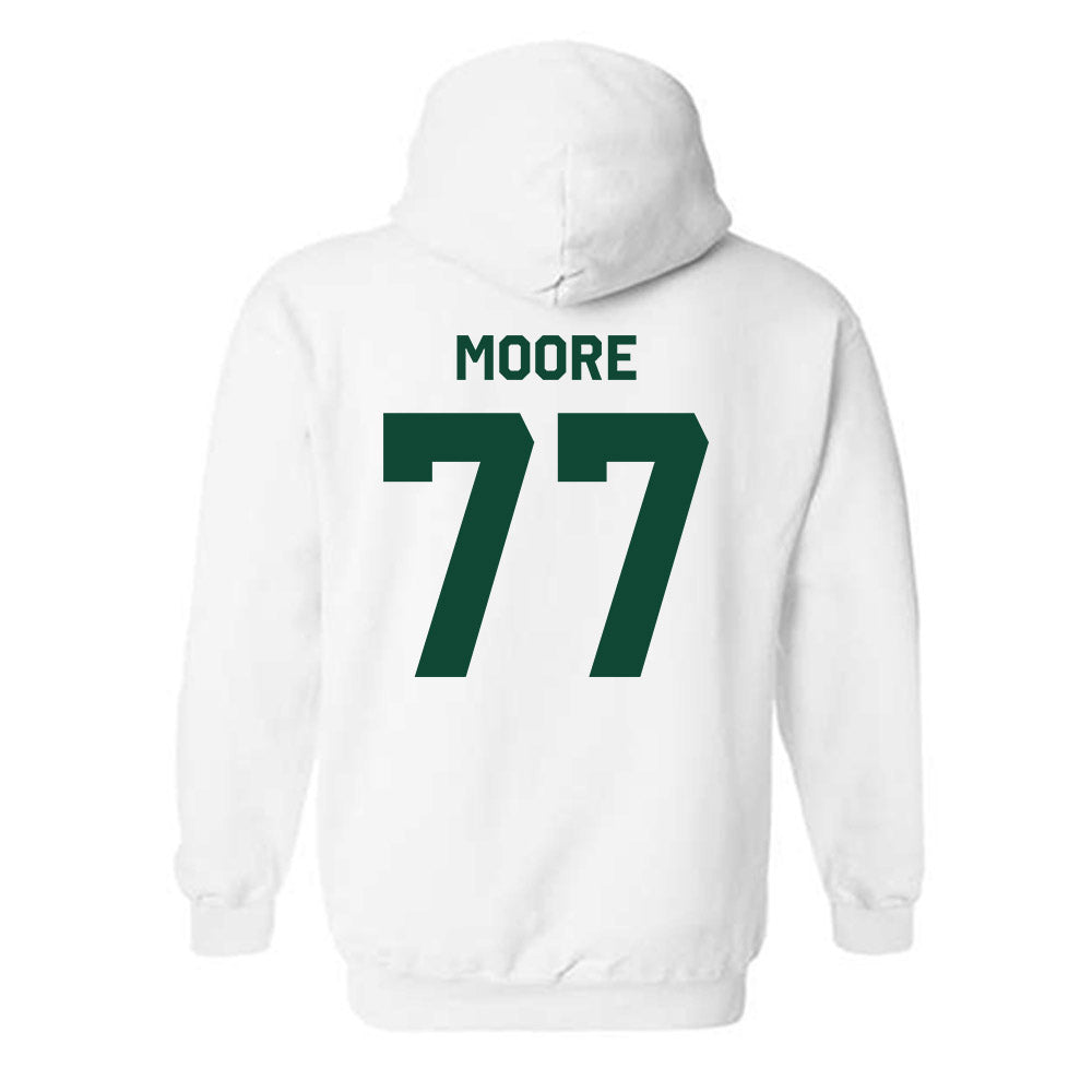 Baylor - NCAA Football : Logan Moore - Classic Shersey Hooded Sweatshirt-1