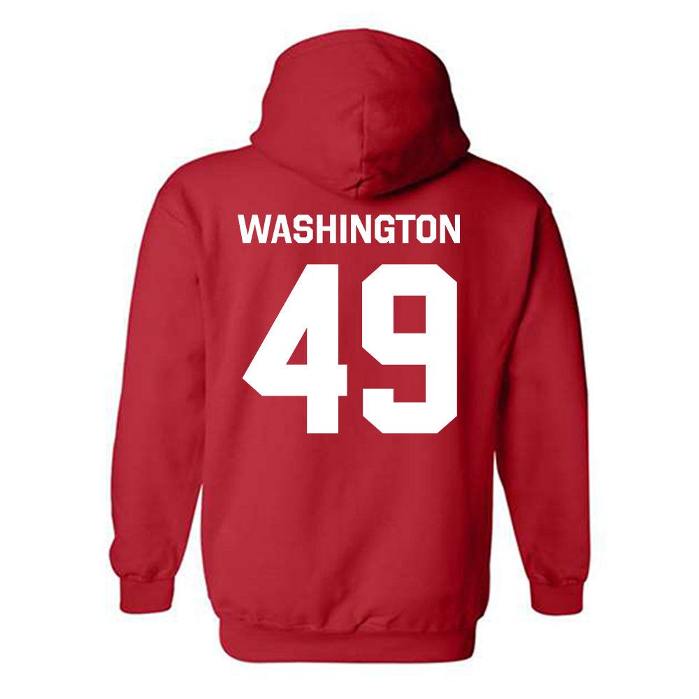 Houston - NCAA Football : Darius Washington - Classic Shersey Hooded Sweatshirt-1