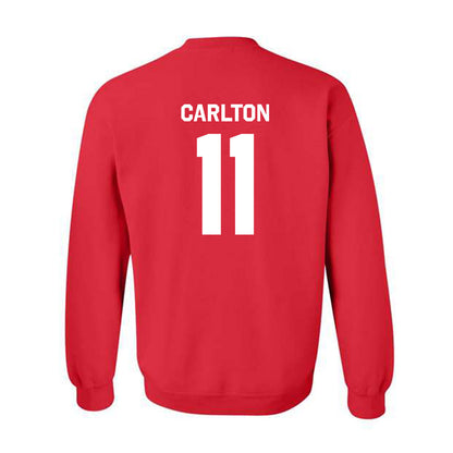Houston - NCAA Women's Basketball : Justice Carlton - Classic Shersey Crewneck Sweatshirt-1