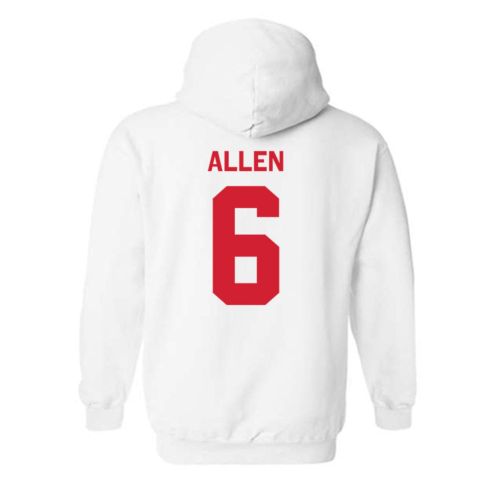 Houston - NCAA Football : Jordan Allen - Classic Shersey Hooded Sweatshirt-1