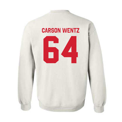 Houston - NCAA Football : Jackson Carson Wentz - Classic Shersey Crewneck Sweatshirt-1