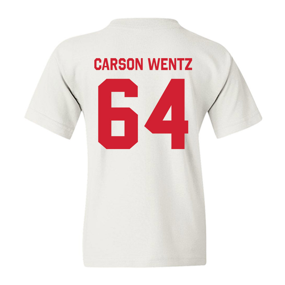 Houston - NCAA Football : Jackson Carson Wentz - Classic Shersey Youth T-Shirt-1