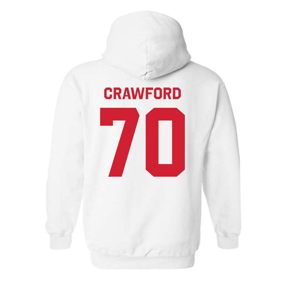 Houston - NCAA Football : Larry Crawford - Classic Shersey Hooded Sweatshirt-1