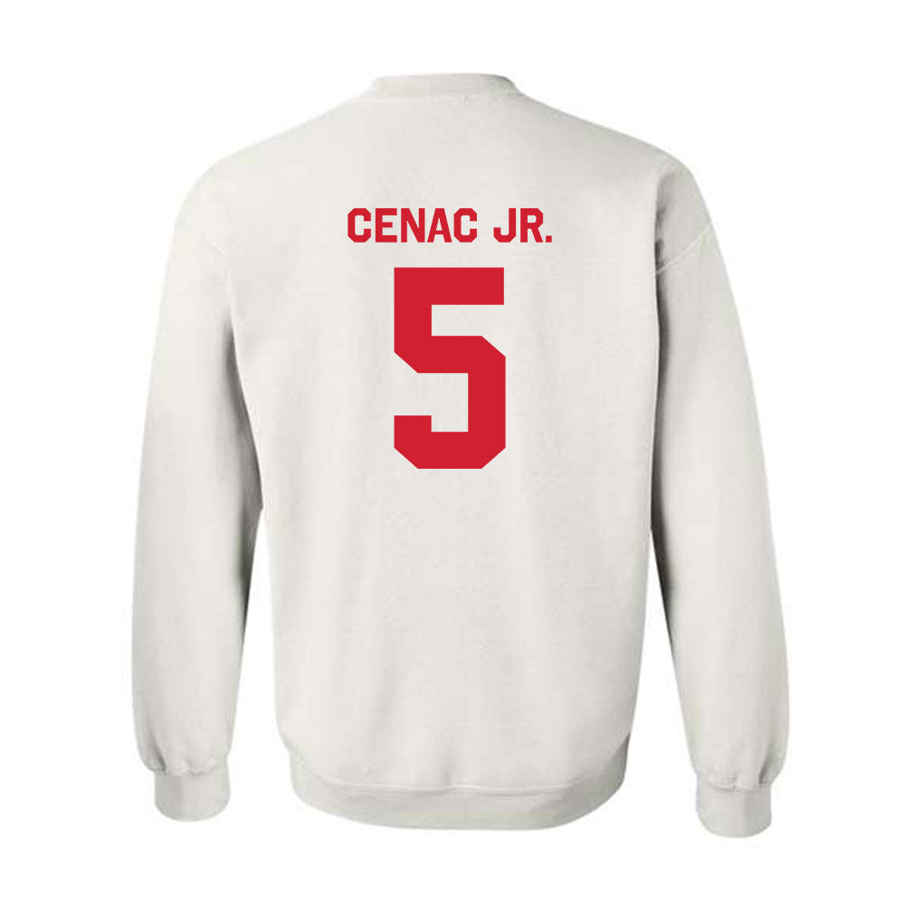 Houston - NCAA Men's Basketball : Chris Cenac Jr. - Classic Shersey Crewneck Sweatshirt-1
