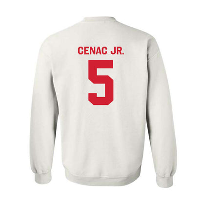 Houston - NCAA Men's Basketball : Chris Cenac Jr. - Classic Shersey Crewneck Sweatshirt-1