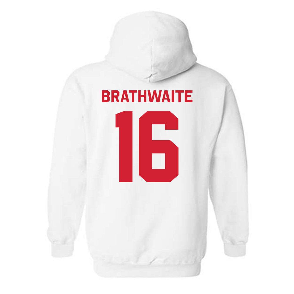 Houston - NCAA Football : Christian Brathwaite - Classic Shersey Hooded Sweatshirt-1