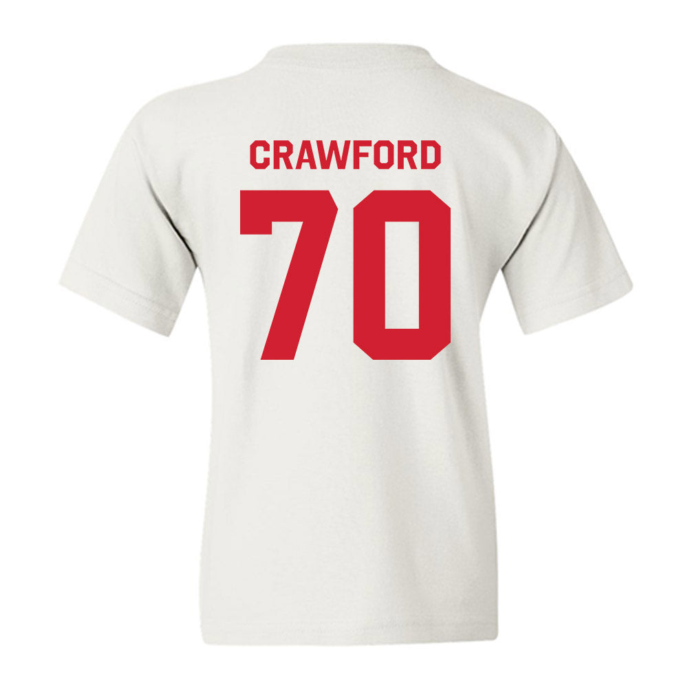 Houston - NCAA Football : Larry Crawford - Classic Shersey Youth T-Shirt-1