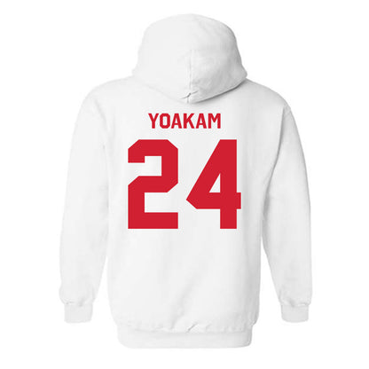 Houston - NCAA Football : Zac Yoakam - Classic Shersey Hooded Sweatshirt-1