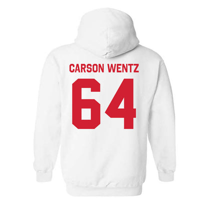Houston - NCAA Football : Jackson Carson Wentz - Classic Shersey Hooded Sweatshirt-1