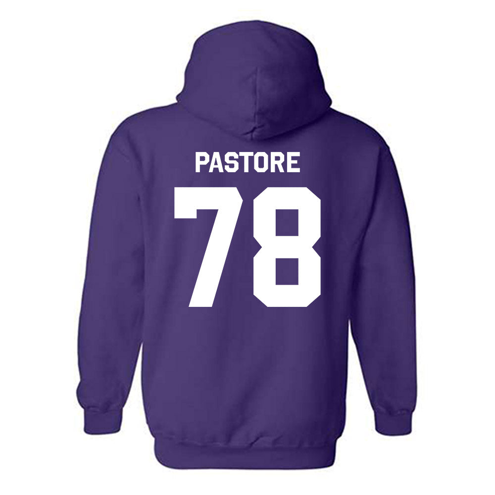 Kansas State - NCAA Football : John Pastore - Classic Shersey Hooded Sweatshirt-1