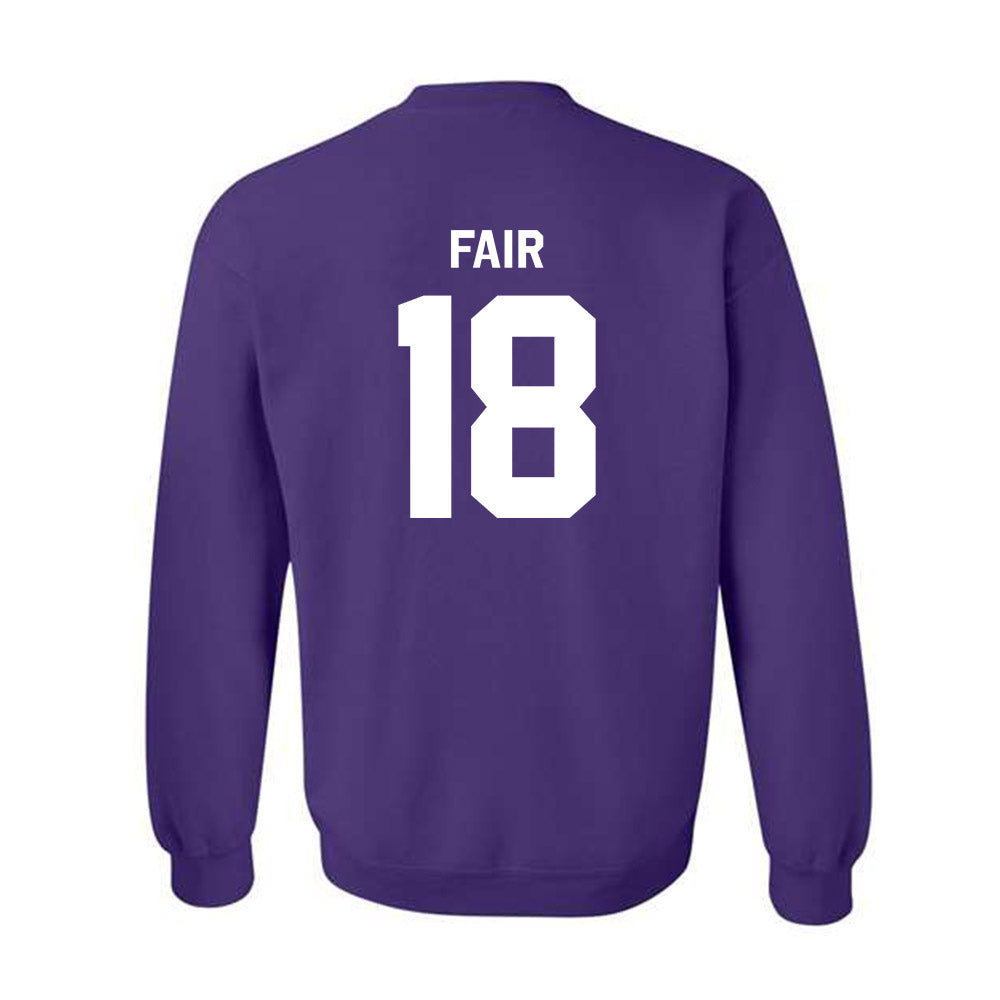 Kansas State - NCAA Football : Wesley Fair - Classic Shersey Crewneck Sweatshirt-1