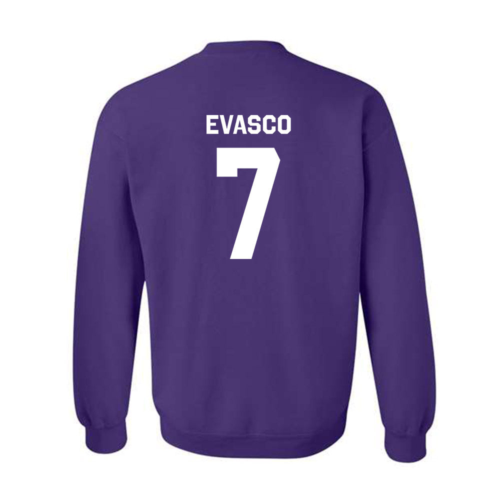 Kansas State - NCAA Baseball : Aj Evasco - Classic Shersey Crewneck Sweatshirt-1