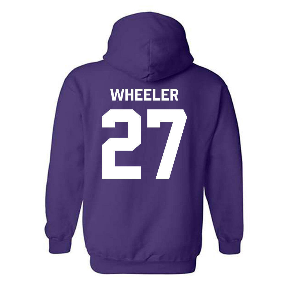 Kansas State - NCAA Football : Ben Wheeler - Classic Shersey Hooded Sweatshirt-1