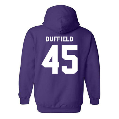 Kansas State - NCAA Football : Jaxson Duffield - Classic Shersey Hooded Sweatshirt-1
