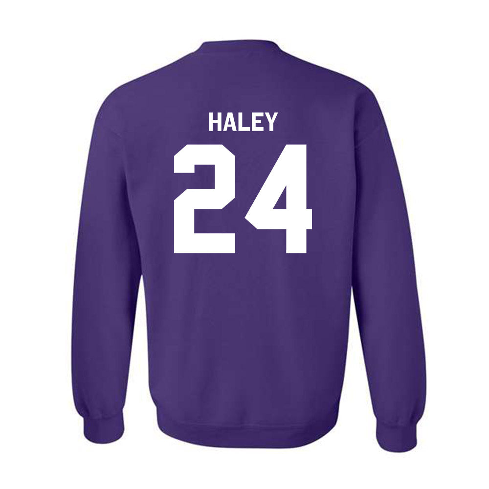 Kansas State - NCAA Baseball : Austin Haley - Classic Shersey Crewneck Sweatshirt-1