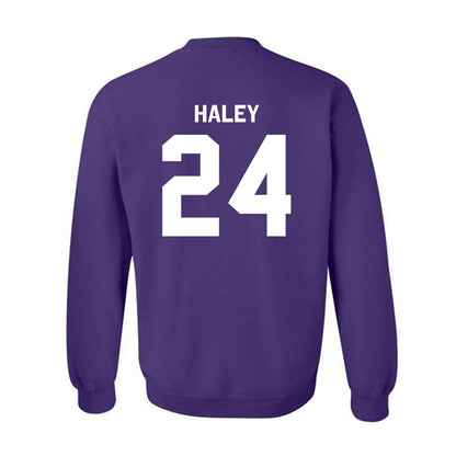 Kansas State - NCAA Baseball : Austin Haley - Classic Shersey Crewneck Sweatshirt-1