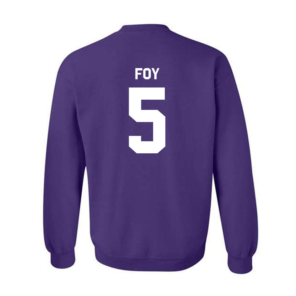 Kansas State - NCAA Women's Basketball : Aniya' Foy - Classic Shersey Crewneck Sweatshirt-1