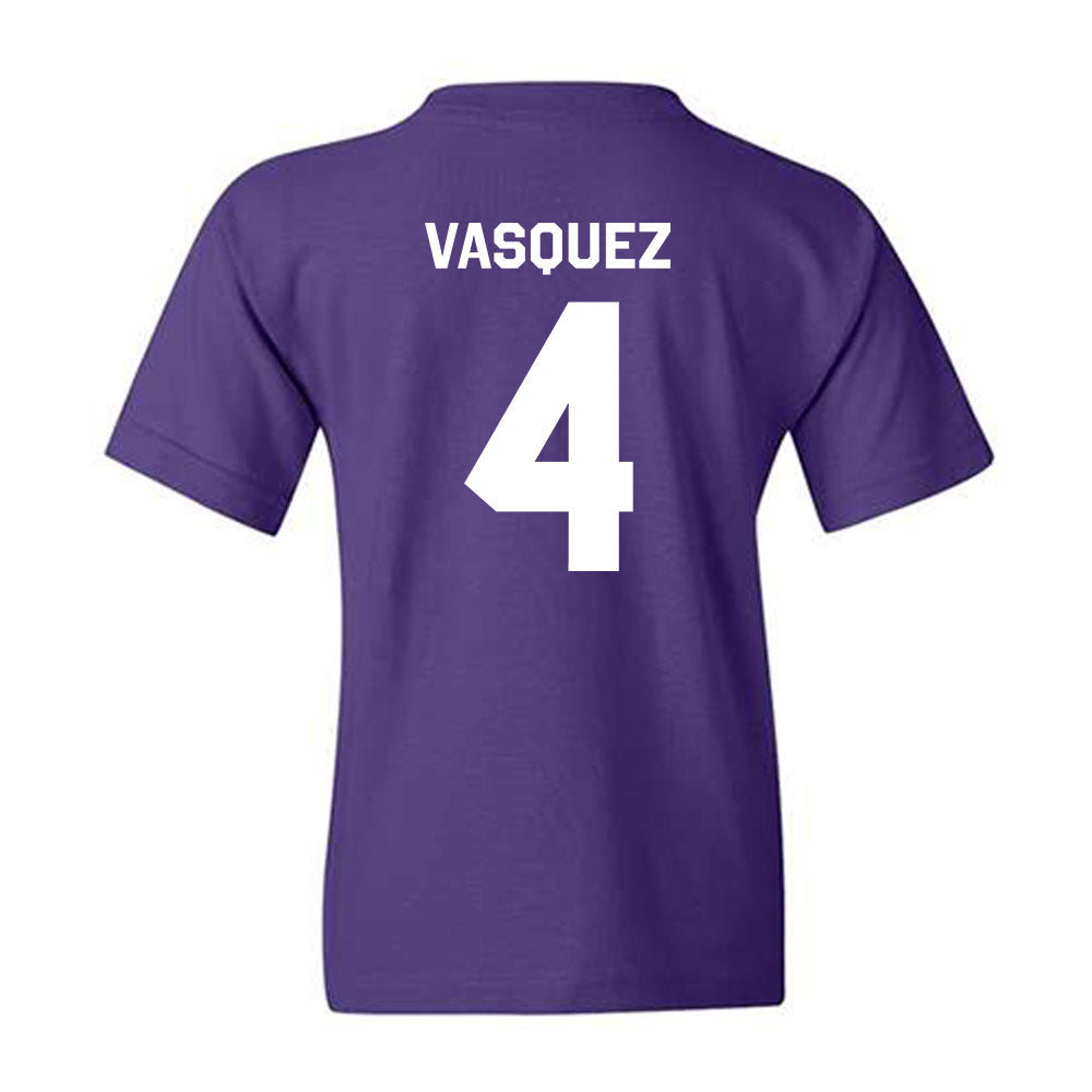 Kansas State - NCAA Baseball : Carlos Vasquez - Classic Shersey Youth T-Shirt-1