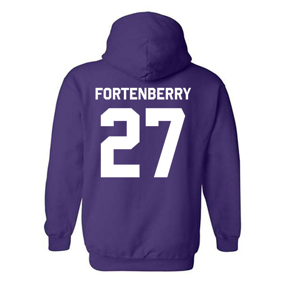 Kansas State - NCAA Baseball : Robert Fortenberry - Classic Shersey Hooded Sweatshirt-1