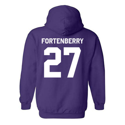 Kansas State - NCAA Baseball : Robert Fortenberry - Classic Shersey Hooded Sweatshirt-1