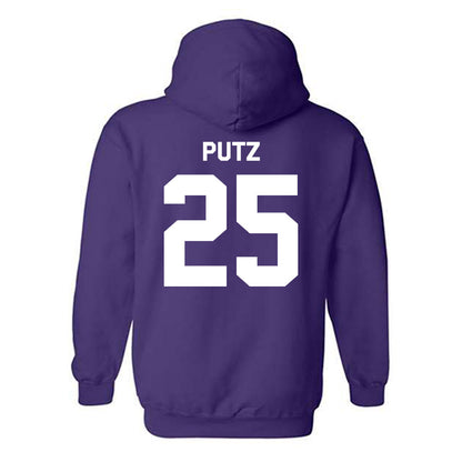 Kansas State - NCAA Baseball : Rohan Putz - Classic Shersey Hooded Sweatshirt-1