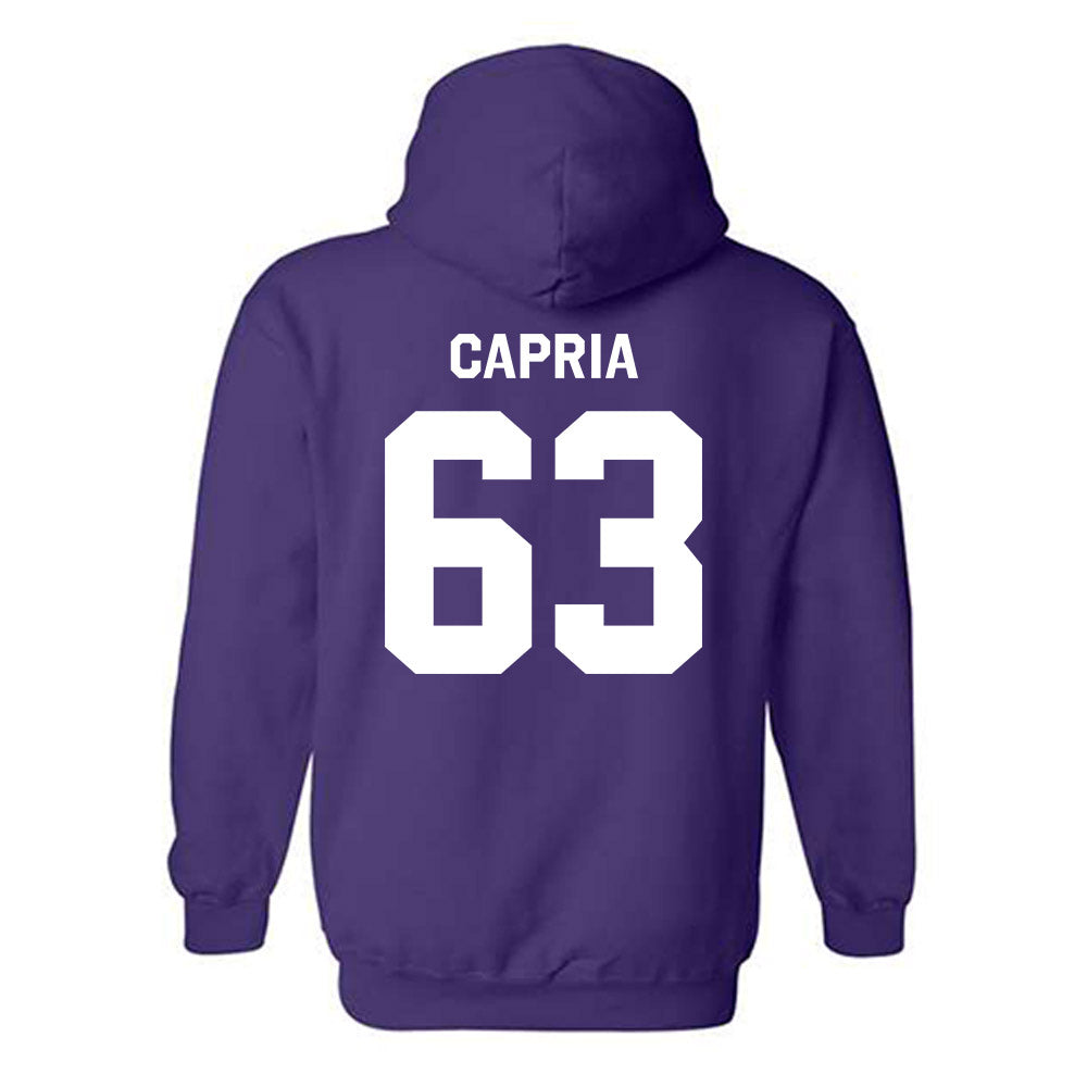 Kansas State - NCAA Football : Michael Capria - Classic Shersey Hooded Sweatshirt-1