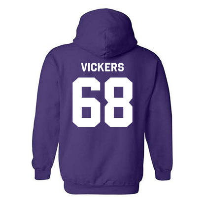 Kansas State - NCAA Football : Joe Vickers - Classic Shersey Hooded Sweatshirt-1