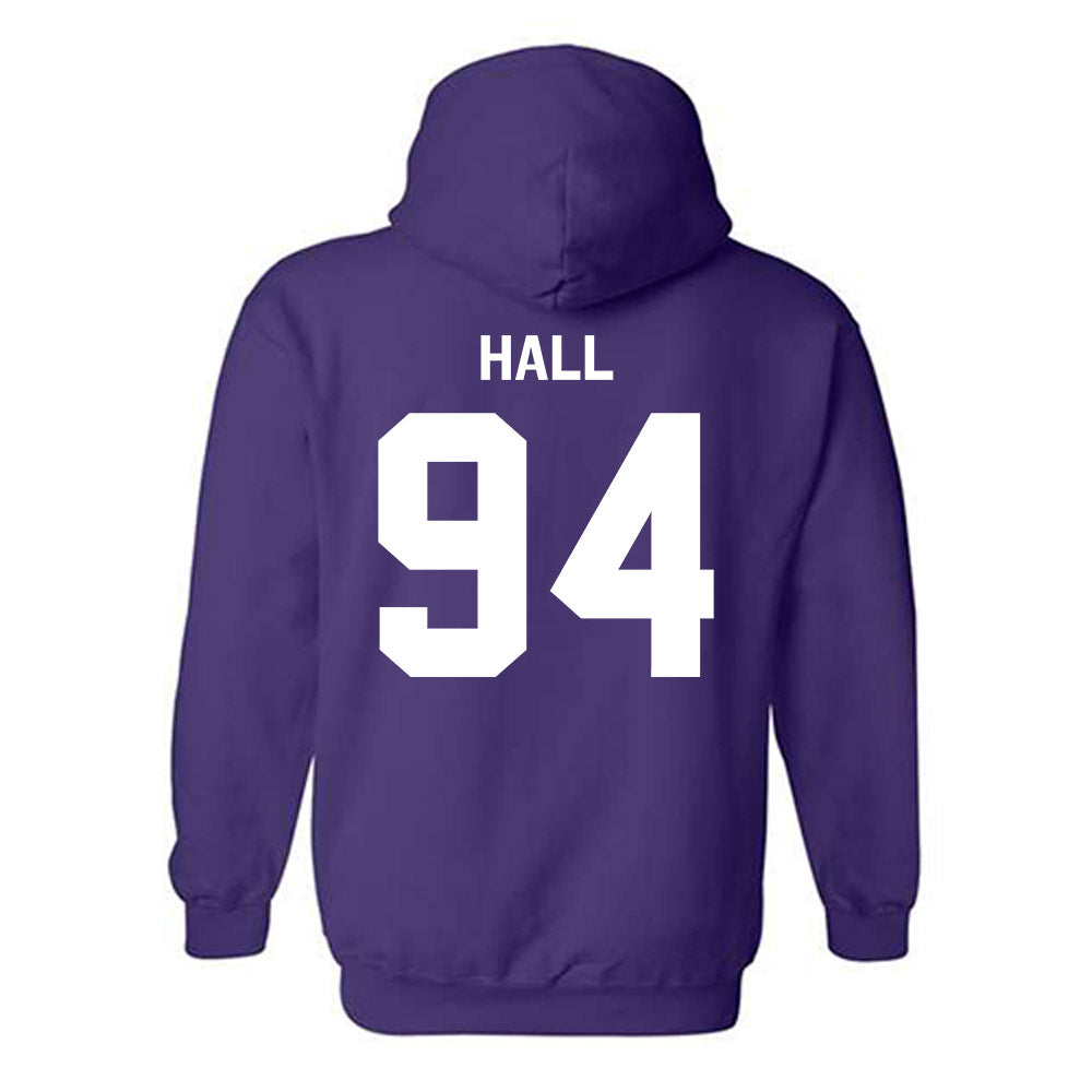 Kansas State - NCAA Football : Kingston Hall - Classic Shersey Hooded Sweatshirt-3