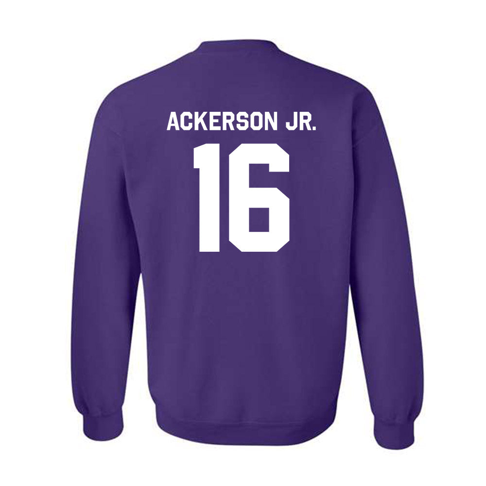 Kansas State - NCAA Football : Dj Ackerson Jr. - Classic Shersey Crewneck Sweatshirt-1