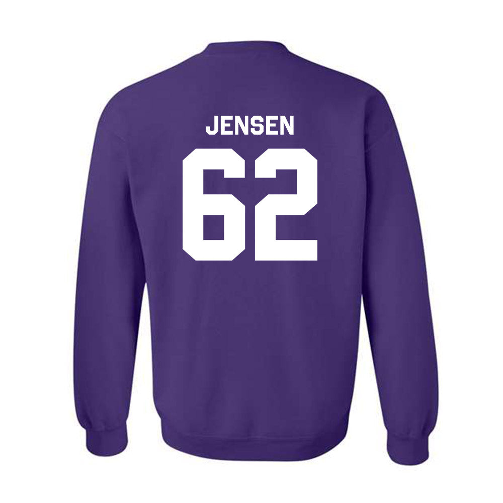 Kansas State - NCAA Football : Jordan Jensen - Classic Shersey Crewneck Sweatshirt-1