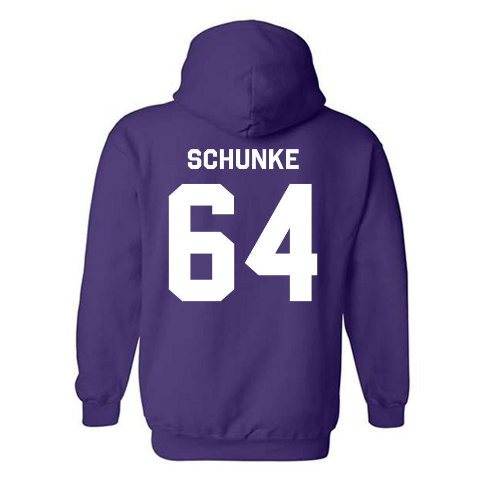 Kansas State - NCAA Football : Navarro Schunke - Classic Shersey Hooded Sweatshirt-1