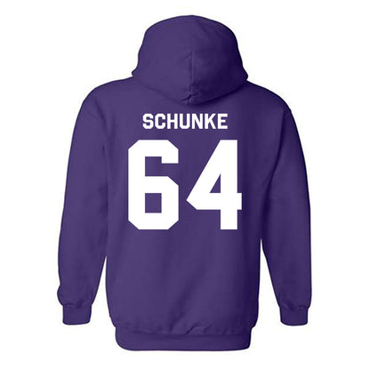 Kansas State - NCAA Football : Navarro Schunke - Classic Shersey Hooded Sweatshirt-1