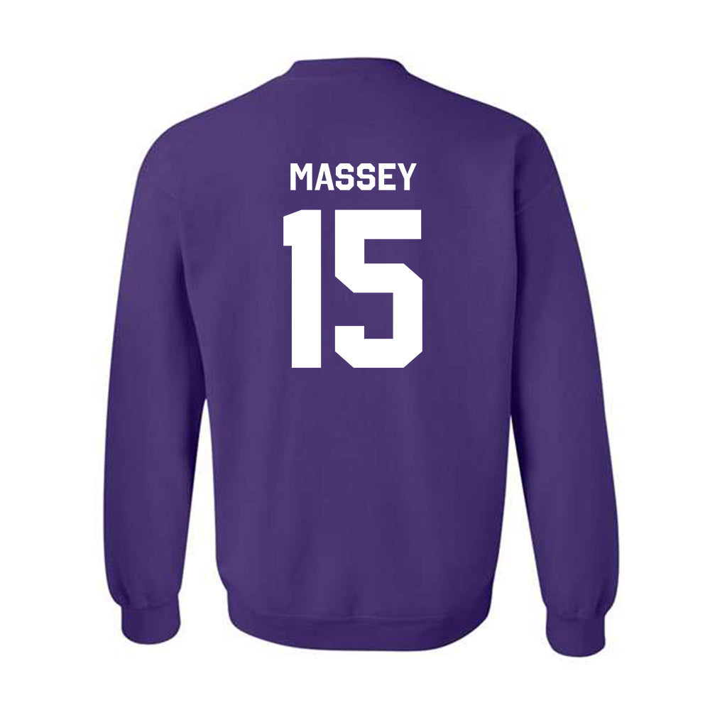 Kansas State - NCAA Women's Volleyball : Addison Massey - Classic Shersey Crewneck Sweatshirt-1
