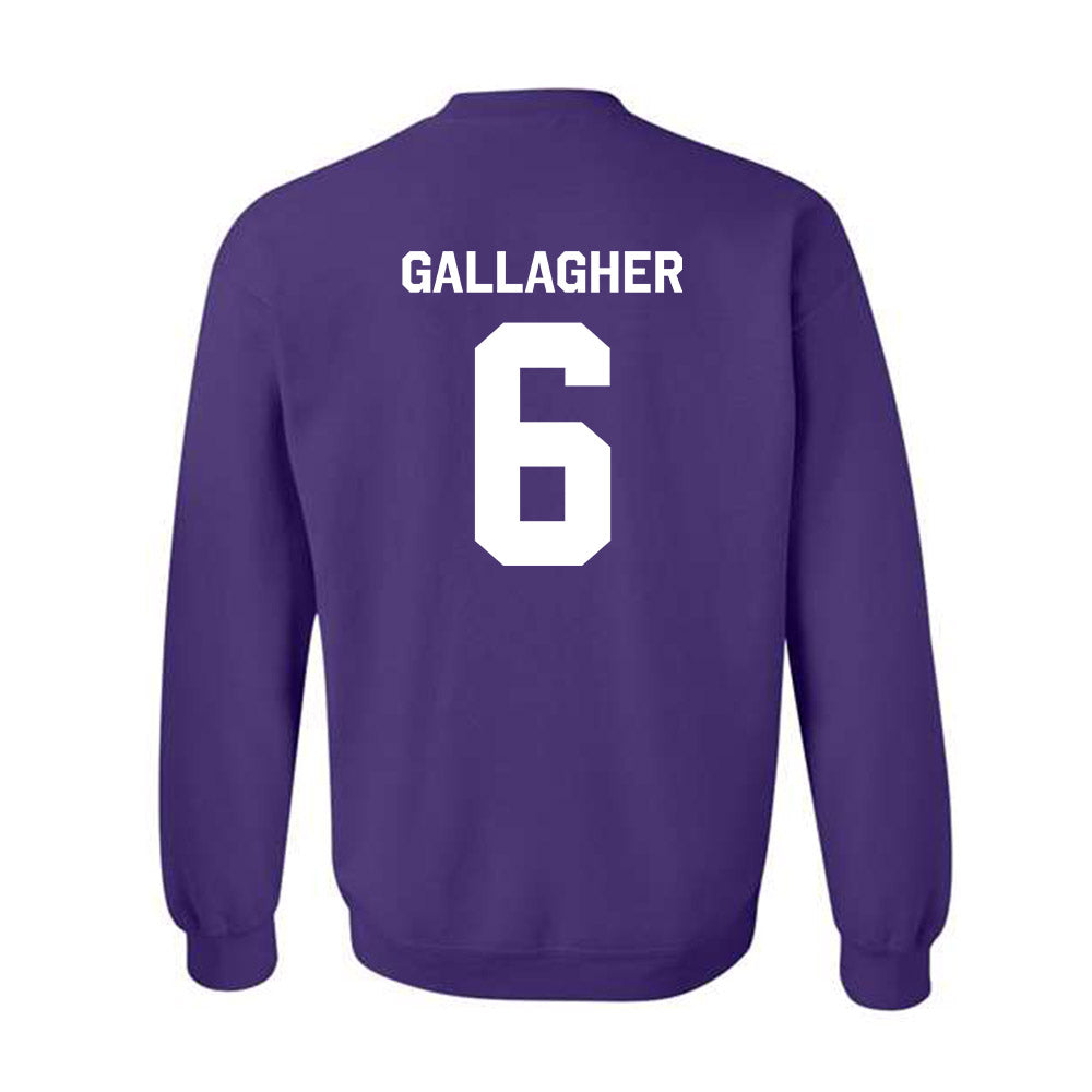 Kansas State - NCAA Baseball : Grant Gallagher - Classic Shersey Crewneck Sweatshirt-1