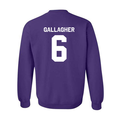 Kansas State - NCAA Baseball : Grant Gallagher - Classic Shersey Crewneck Sweatshirt-1