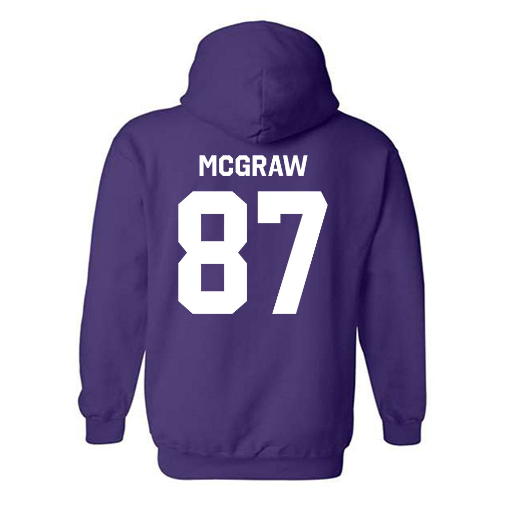 Kansas State - NCAA Football : Lawson Mcgraw - Classic Shersey Hooded Sweatshirt-3