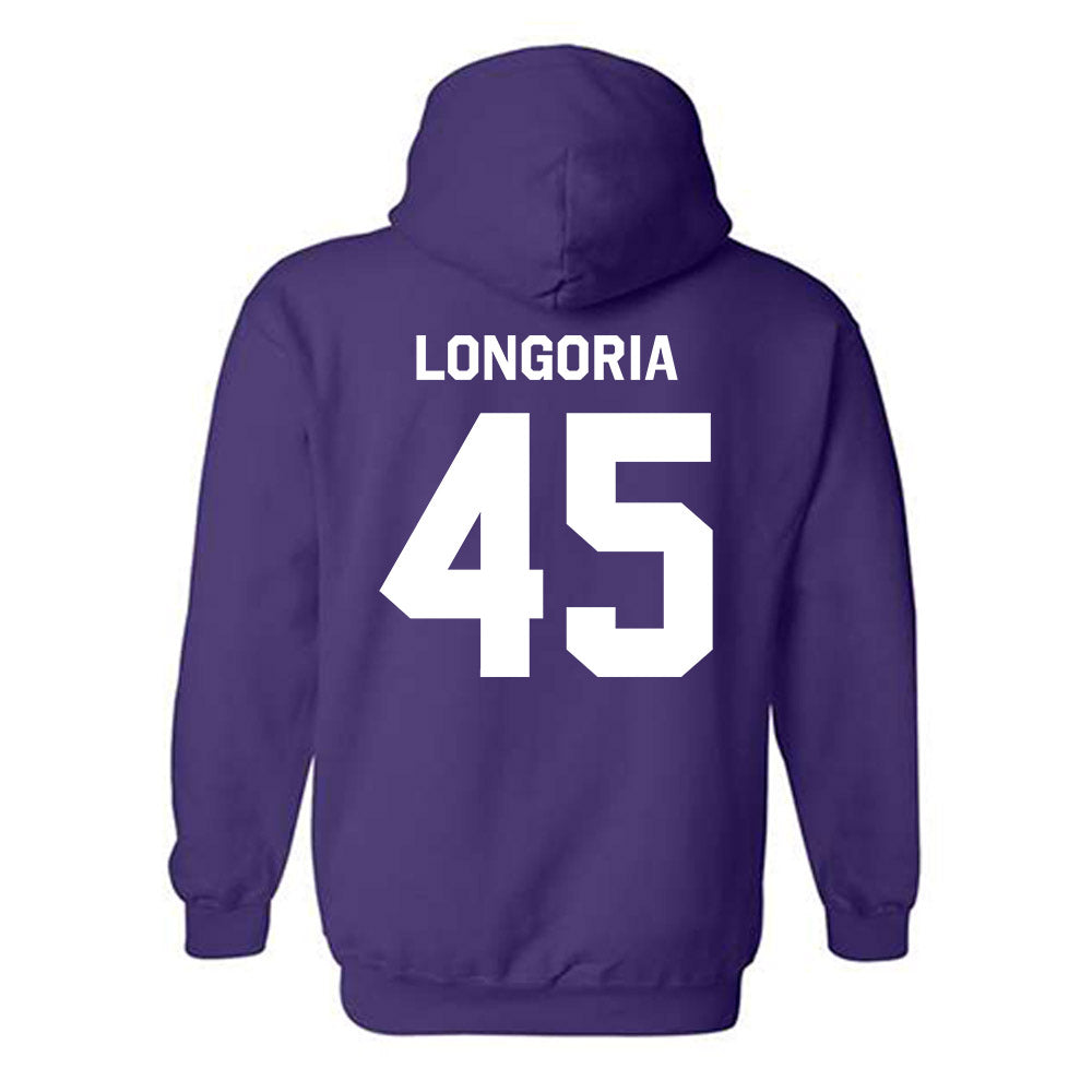 Kansas State - NCAA Baseball : Adan Longoria - Classic Shersey Hooded Sweatshirt-1