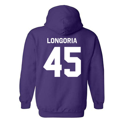 Kansas State - NCAA Baseball : Adan Longoria - Classic Shersey Hooded Sweatshirt-1
