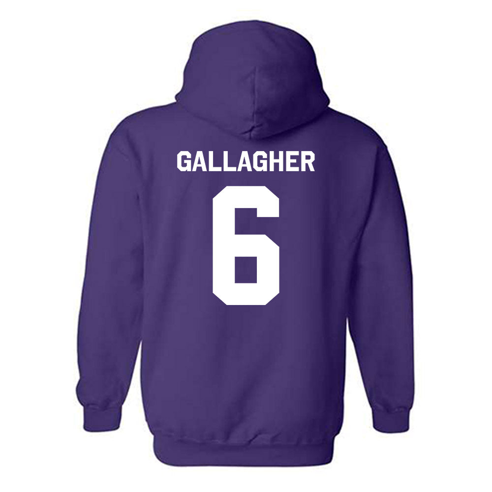 Kansas State - NCAA Baseball : Grant Gallagher - Classic Shersey Hooded Sweatshirt-1
