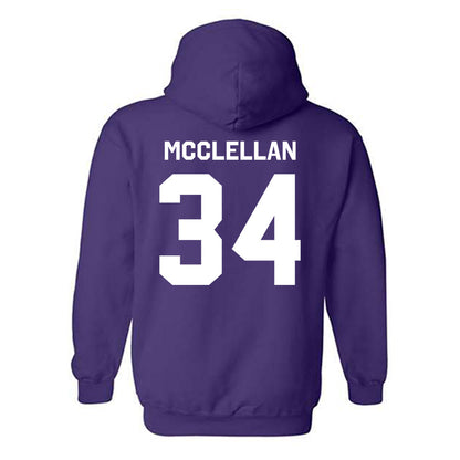 Kansas State - NCAA Football : Nick McClellan - Classic Shersey Hooded Sweatshirt-1