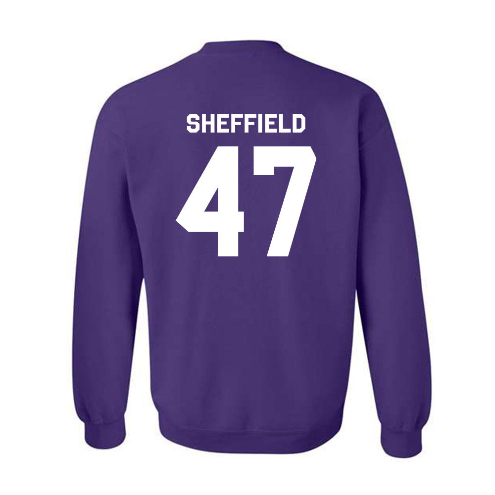 Kansas State - NCAA Baseball : Lincoln Sheffield - Classic Shersey Crewneck Sweatshirt-1