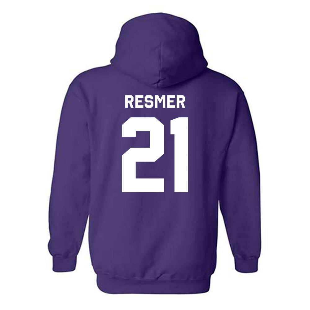 Kansas State - NCAA Women's Volleyball : Reese Resmer - Classic Shersey Hooded Sweatshirt-3