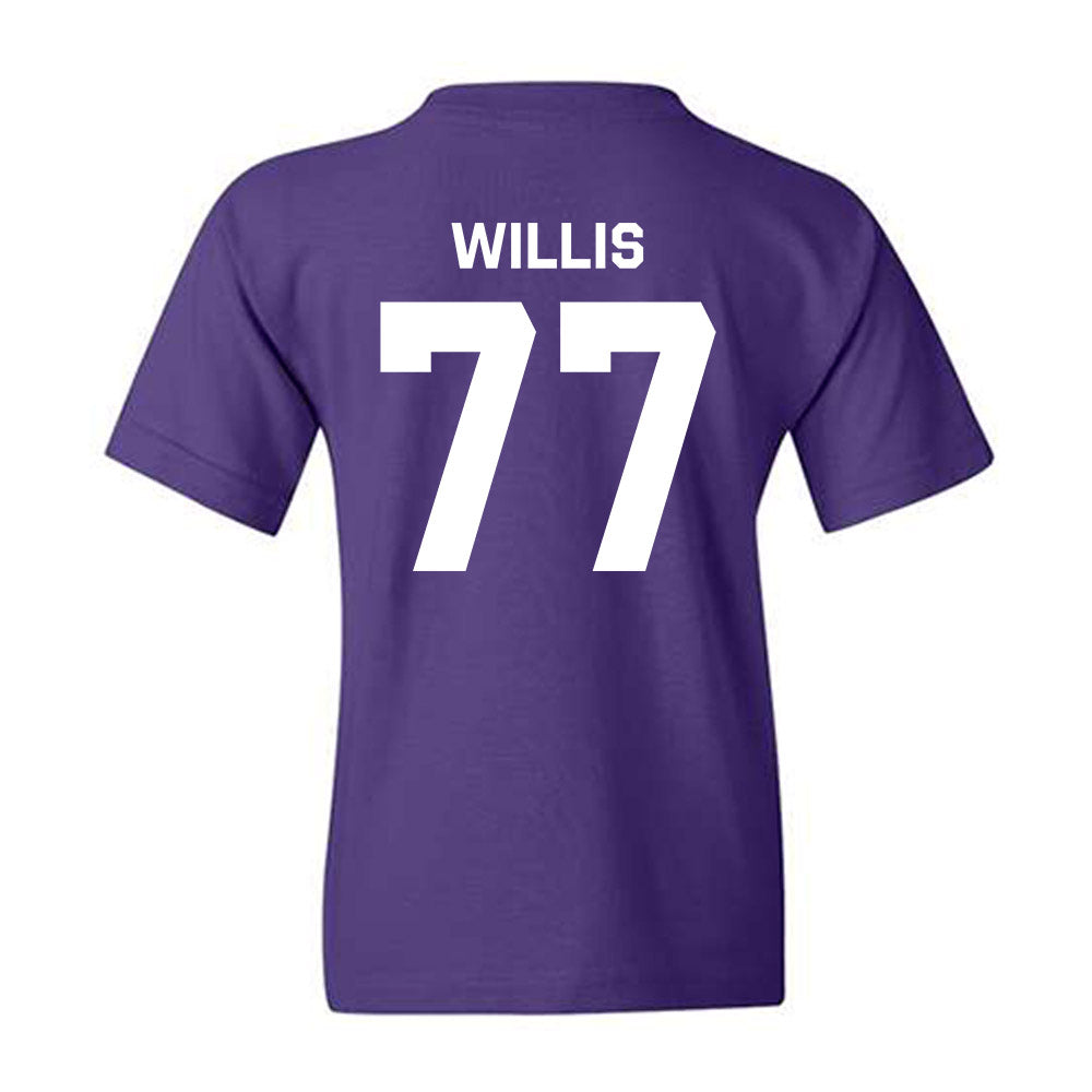 Kansas State - NCAA Baseball : Carver Willis - Classic Shersey Youth T-Shirt-1