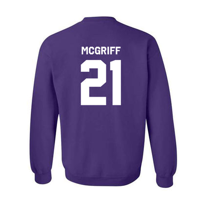 Kansas State - NCAA Men's Basketball : Khamari McGriff - Classic Shersey Crewneck Sweatshirt-1