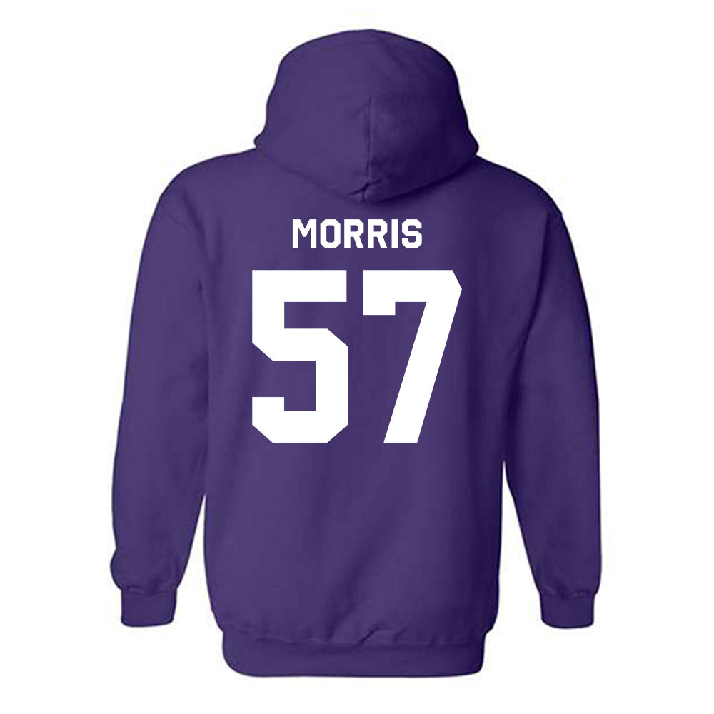 Kansas State - NCAA Football : Delvin Morris - Classic Shersey Hooded Sweatshirt-1
