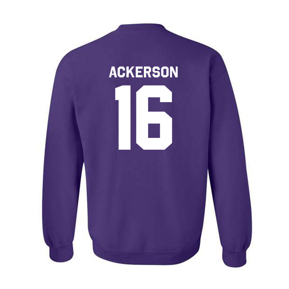 Kansas State - NCAA Football : Dj Ackerson - Classic Shersey Crewneck Sweatshirt-1