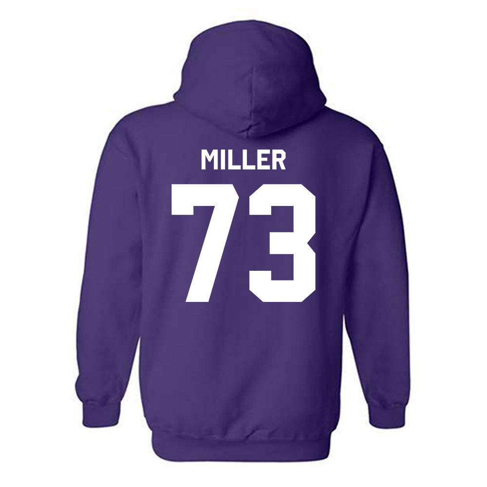 Kansas State - NCAA Football : Ollie Miller - Classic Shersey Hooded Sweatshirt-3
